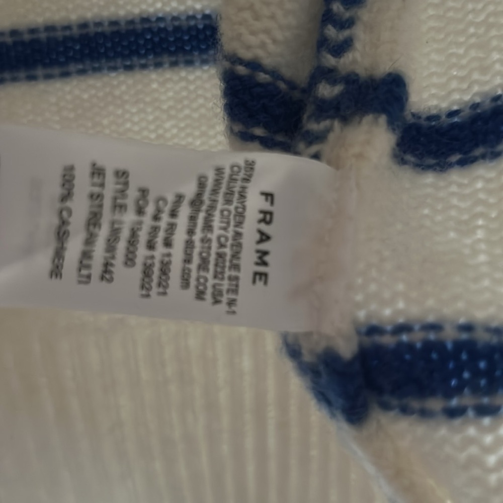 FRAME - Clean Crewneck striped sweater - Picture 5 of 5